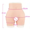 Forme mammaire YONGXI Silicone réaliste pénétrable vagin pantalon rehausseur artificiel fausse fesse Latex sous-vêtements Drag Queen Cosplay 231121