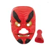 Party Supplies Plastic Tengu Long Nose Mask Horror Japanese Warrior Halloween Festive Holiday Cosplay Kit