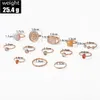 S3607 Retro Baroque Embedded Relief Knuckle Ring Set For Women Jelly Color Stacking Rings Midi Rings Sets 12pcs/set