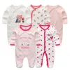 Strampler Baby Jungen Kleidung Mehrteilige Baumwolle geboren Baby Strampler Jungen Mädchen Kleidung Voller Ärmel Overall Baby Pyjama Cartoon 012M 230421