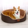 kennels pens Pet Bed Double Sided Dog House High Fence Anti Slip Basket Pet Cushion for Small To Large Dogs Cat Sleeping Bed cama para perros 231120