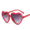 Sunglasses Children Kids Sun Glasses LOVE Heart Boys Girls Baby Flexible Safety Frame Eyewear