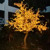 3m de altura led artificial maple leaf árvore luz árvore de natal 2544 pçs lâmpadas led 110/220vac à prova chuva fada jardim deco