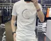 メンズTシャツメンズサマー半袖Tシャツ2023新しいトレンドファッションスパンコールカジュアルハーフスリーブTシャツトップ