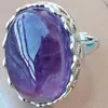 Cluster Rings Tiger Eye Lapis Lazuli Aventurine Crystal Blue Sand Jaspe Malachiet Ovaal Women Men Art Bead Ring PWB987