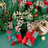 장식용 꽃 1-10pcs 크리스마스 액세서리 DIY XMAS 수제 꽃 꽃다발 장식 인공