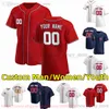 Custom S-6XL Movie College Baseball Wears Jersey Stitched 22 JuanSoto 34 BryceHarper 31 MaxScherzer 44 DanielHudson 37 StephenStrasburg Hong Away Jerseys