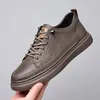 Dress Shoes Genuine Leather Casual Men's Lace Up Oxford Outdoor Jogging Office Sneakers Man