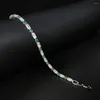 Bracelet 2023 Rectangle Princesse Bracelet Pour Femmes Anniversaire Cadeau Bijoux En Gros Moonso S8252