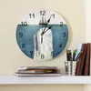 Wandklokt The Whale Vintage Clock Home Decor Slaapkamer Slaapkamer Stille Oclock Kijk voor keuken Woonkamer Digitaal