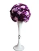 Fleurs décoratives boule de soie artificielle décoration boules de fleurs pour centre de table de mariage 2/3 rond 45cm Mixcolor TONGFENG