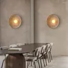 Wandleuchte, moderne Retro-Holzlampen für Nachttisch, Arbeitszimmer, Korridor, Hintergrund, TV, Kunst, Dekoration, Licht, Zuhause 2023