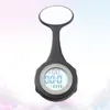 Relojes de pulsera Reloj- Pantalla LCD Reloj Fob Enfermería Solapa eléctrica Bolsillo colgante para