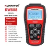 Scanner Scanner Konnwei KW808 Автомобильный диагностический инструмент OBD 2 Auto Scanner Code Поддержка чтения чтения CAN J1850