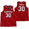 Kansas Jayhawks Basketball Jersey NCAA College Kevin McCullar Jr. Hunter Dickinson K.J. Adams Dajuan Harris Johnny Furphy Jackson Dick Ochai Agbaji Manning Pierce