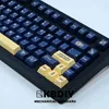 Tangentbord KBDIY 124 Keys GMK Stargaze Clone PBT Korean Keycaps Cherry MX Profile Yellow KeyCap för Mechanical Keyboard Custom Key Caps Set Q231121