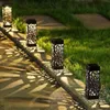 Lâmpadas de gramado LED LIMPE DE JARDIM IP65 Impermeável a água quente Lâmpada solar branca Lanterna Spotlights Iluminação ao ar livre para parque