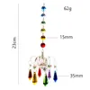 Tuindecoratie Chakra Kristal Prisma Hangend Buiten Hanger Zonvanger Kroonluchter Decoratie Rainbow Maker Ambachten Huis Tuin Feestornament 231120