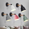 Wandleuchten Nordic Wood Lights Schlafzimmer neben LED Macaroon Moderne E27 Restaurant Bar Beleuchtung