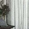 Rideau moderne rideaux pour salon salle à manger chambre minimaliste motif géométrique Jacquard Design personnalisé vent gaze
