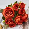 Декоративные цветы искусственное шелковое пиони цветочное свадебное букет ручной