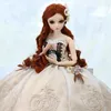 Poupées 60 cm Bjd filles poupée articulations mobiles princesse fille robe 3D yeux convertibles vêtements 1/3 poupée jouets pour filles cadeaux de noël 231121