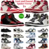 Classic 1 Hoge OG Basketbalschoenen Heren Dames 1s laag Zwart Phantom Reverse Mocha Olive Spider-Verse Lost Found Bred Patent Heren Trainers Sport Sneakers