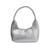 Borse da sera LEFTSIDE Piccole borse in argento per donna Luxury Trendy spalla laterale moda femminile cerniera PU pelle ascellare 230421