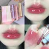 Lucidalabbra Tè freddo Smalto a specchio Acquoso Impermeabile Duraturo Gelatina liquida trasparente Rossetto Womon Beauty Makeup Cosmetic