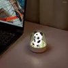 Veilleuses USB Rechargeable Mignon Panda Lumière Enfants RVB Couleur Variable Led Atmosphère Chambre Bébé Enfants Cadeau