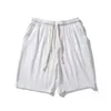 Shorts pour hommes Harajuku Cotton Line Activité Hommes Summer Beach Casual Baggy Basic Pockets Vêtements