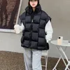 Chalecos de mujer moda coreana sin mangas Parkas chaleco mujeres sueltas cálidas chaquetas acolchadas de algodón prendas de vestir de invierno abrigos mujer cremallera