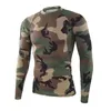 Men's Thermal Underwear Tactical Camouflage Fleece Sets Men Winter Stretch Thermo Breathable Training Cycling Military Warm Long Johns