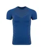 メンズTシャツ男性圧縮弾性力Tシャツスポーツスキニーティーシャツ夏の男性ジムランニングフィットネススポーツTシャツ