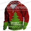 Men's Hoodies Sweatshirts Christmas New Year Santa Claus Men Zip Sweater 3d Print Jacket Y2k Tops Hoodies Autumn Winter Casual Holiday Long Sweatshirts T231121