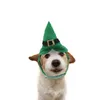 Hondenkleding puppy hoeden st Patricks Day Decorations Nativity kostuums Kids Green Hat Flanel Kitten Mini Leprechaun Party