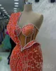 2023 апрель азо Эби апельсиновая русалка платье выпускной пропуск