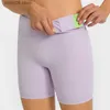 Tenue de yoga ABS LOLI Short de yoga taille haute sans couture avant pour femme Tight 6 '' Entrejambe Fitness Short de course d'entraînement athlétique avec poche intérieure T230421