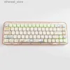 Tastaturen 144 Tasten Space Rabbit MOA Profil Tastenkappe MAC Square Thermal Sublimation Mechanische Tastatur Tastenkappen Tastaturzubehör Q231121