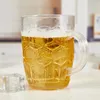 Mugs 500ML High Transparency PC Plastic Anti Drop And High-Temperature Wave Point Beer Cup Mug