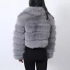 Women's Fur Faux Maomaokong Real Fur Coat Jacket's Winter Coats Natural Jacket Short Fashion Kvinnkläder 231121