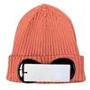 Designerka czapka czapka czapki czapki dwa okulary soczewki gogle czapki Wysokiej jakości unisex cap z czarną szarą czapką