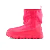 Inverno de luxo capahutta mulheres tornozelo botas preto bezerro couro vermelho designer bota apontou toe salto stiletto senhora chunky sole motocicleta botas festa casamento sapato