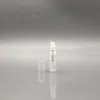 Plastikowe perfum spray pusta butelka 2 ml/2G napędzana próbka pojemnik kosmetyczny mini mały okrągły atomizer do skórki płyny miękka próbka ngrln