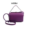 Evening Bags Hobo Bags for Women Trend Luxury Brand Designer Square Women's Party Handbags Mental Buckle Boston Purple Shoulder Bag 231121