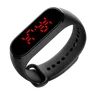 Ny design KLW V8 Smart Armband Temperatur Mätarmband med Time Display IP68 Vattentät