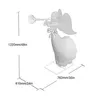 Садовые украшения Золотой сьер с подсветкой Ангел с трубой Открытое рождественское украшение двора Scpture Art Праздник Зимний дисплей Drop De Dh6Em