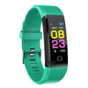 115plus Sports Smart Watch Erkekler Kadınlar Su Geçirmez LED Dijital Kol saati Bluetooth Uyku Mornitor Fitness Bilezik Android IOS için