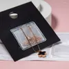Bolsas de jóias Cartão de colar bolso traseiro bolso invisível Bolsa de armazenamento Acessórios de bricolage de plástico auto-adesivos
