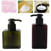 Garrafas de armazenamento 4pcs 100/150/250/280/450ml Travel Press Pression Bottle Dispenser Liquid Cosmetics Shampoo Sinitizador de mão